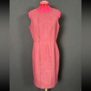 Banana Republic Sleeveless Midi Dress in Rich Burgundy